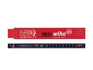 Wiha Folding ruler LongLife Plus Composite 2 m metric, 10 segments (37067) red/ black