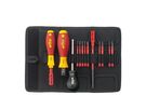 Wiha Torque screwdriver set TorqueVario®-S electric assorted, variably adjustable torque limit, 13-pcs. in bag (40674) 0,8-5,0 Nm