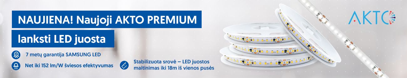 naujos akto premium led juostos