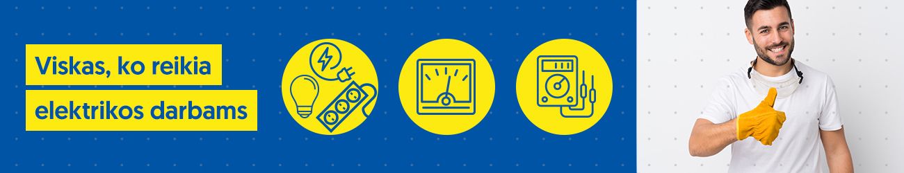 prekės elektrikams
