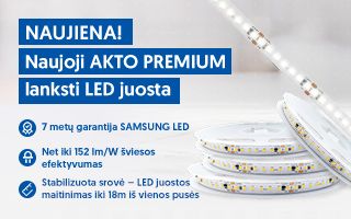 Naujos AKTO PREMIUM LED juostos