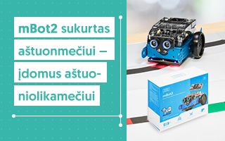 Naujiena! mBot2 konstruktorius