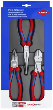 KNIPEX 00 20 11 V01 Assembly Set 1 x 26 15 200, 1 x 03 05 180, 1 x 74 05 180 