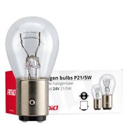Halogen bulbs P21/5W BAY15D 24V 21W/5W 10pcs, AMiO