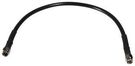 COAXIAL CABLE, RG-58A/U, 12IN, BLACK