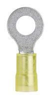 RING TERMINAL, NYLON INSULATED, 12 - 10 AWG, 3/8" STUD SIZE 07AH2256