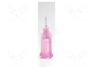 Needle: steel; 0.5"; Size: 30; straight; Mounting: Luer Lock METCAL
