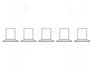 Vacuum cup kit; for vaccum pickup,for hot air station; 5pcs. METCAL