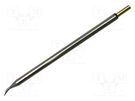 Tip; bent conical; 0.4mm; 421°C; for soldering station METCAL