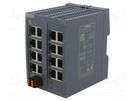 Switch Ethernet; unmanaged; Number of ports: 16; 24VDC; RJ45; IP20 SIEMENS