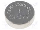 Battery: silver; 1.55V; coin,R626,SR626,SR66; non-rechargeable GP