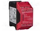 Module: safety relay; 24VDC; for DIN rail mounting; -25÷55°C SCHNEIDER ELECTRIC