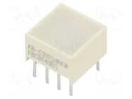 LED backlight; red; Lens: white,diffused; λd: 630nm; 400÷550mcd KINGBRIGHT ELECTRONIC