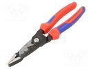 Stripping tool; 0.5÷4mm2,0.75÷6mm2; Wire: round; 200mm KNIPEX