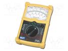 Analogue multimeter; analogue; VDC accuracy: ±1.5%; 170x165x55mm MCP