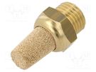 Sound suppression silencer; Thread: G 1/4"; sintered bronze PNEUMAT