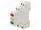 Module: voltage indicator; for DIN rail mounting; 230VAC SIEMENS