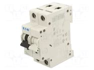 Circuit breaker; 230/400VAC; Inom: 10A; Poles: 1+N; Charact: B; 15kA EATON ELECTRIC