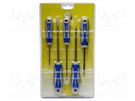 Kit: screwdrivers; Phillips,slot; Size: PH1,PH2,SL 3,SL 4,SL 6,5 IRIMO