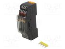 Relay: electromagnetic; 1-phase; max.250VAC; 27x44.3x107mm; 3A AUTONICS