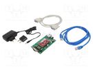 Dev.kit: Ethernet; wire jumpers,base board,WIZ750SR-100 WIZNET