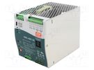 Power supply: buffer; for DIN rail; 480W; 36VDC; 10.2A; 90÷305VAC MEAN WELL