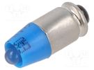 LED lamp; blue; S5,7s; 24VDC; 24VAC; No.of diodes: 1 EAO