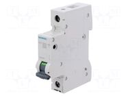 Circuit breaker; 230/400VAC; Inom: 4A; Poles: 1; Charact: B; 10kA SIEMENS