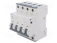 Circuit breaker; 230/400VAC; Inom: 10A; Poles: 3+N; Charact: C; 10kA SIEMENS
