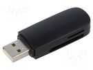 Card reader: memory; USB A plug; OTG,USB 2.0; PnP and Hot Swap VENTION