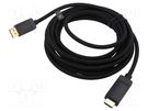 Cable; DisplayPort 1.4; DisplayPort plug,both sides; PVC; Len: 1m VENTION