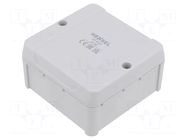 Enclosure: junction box; X: 88mm; Y: 88mm; Z: 49mm; IP54; grey HENSEL