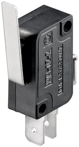 Microswitch - Changeover Switch, 1-Pole - with straight lever 10185