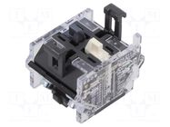 Contact block; 22mm; OptoHiT; front fixing; screw terminals; 10A EAO