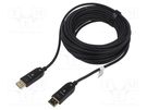 Cable; DisplayPort 2.0,HDCP 2.2,optical; 10m; black Goobay