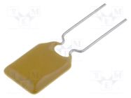 Fuse: PTC polymer; 1.6A; THT; Ø0.51x7.6mm ECE