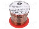Coil wire; double coated enamelled; 1.6mm; 0.2kg; -65÷200°C INDEL
