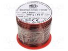 Coil wire; double coated enamelled; 0.75mm; 0.2kg; -65÷200°C INDEL