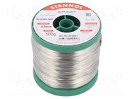 Tin; lead free; Sn99,3Cu0,7; 0.5mm; 500g; reel; 2.5%; Alloy: TC STANNOL