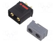 Connector: DC supply; plug; male; QS; 210A; 500V; PIN: 2; straight DONGGUAN QS ELECTRONIC TECH CO.,LTD