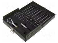 Kit: screwdriver bits; bag; Kit: rattle,screwdriver bits; 36pcs. PROXXON