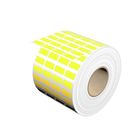 Device marking, Self-adhesive, halogen-free, 17 mm, Polyester, yellow Weidmuller