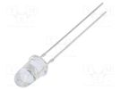 LED; 5mm; orange; 14400mcd; 8°; Front: convex; 5÷20V; No.of term: 2 OPTOSUPPLY