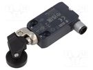 Limit switch; lever R 42,1mm, plastic roller Ø22mm; NO + NC PIZZATO ELETTRICA