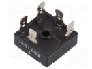 Bridge rectifier: three-phase; Urmax: 100V; If: 15A; Ifsm: 350A; THT DIOTEC SEMICONDUCTOR