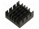 Heatsink: extruded; grilled; BGA; black; L: 21mm; W: 21mm; H: 9.5mm Advanced Thermal Solutions