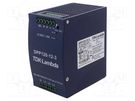 Power supply: switched-mode; for DIN rail; 120W; 12VDC; 10A; 87% TDK-LAMBDA