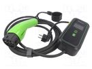 Charger: eMobility; 2x0.5mm2,3x2.5mm2; 3.6kW; IP65; 5m; 16A; 230VAC QOLTEC