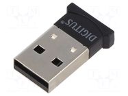 BT adapter; 2.402÷2.48GHz; 20m; Bluetooth: 5.0 DIGITUS
