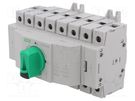 Module: mains-generator switch; Poles: 4; 415VAC; 40A; IP20 F&F